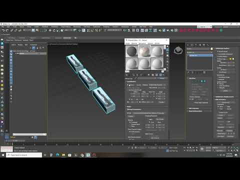 Map Channel và Vật liệu đa hợp MultiSub Object 3D Max 2018