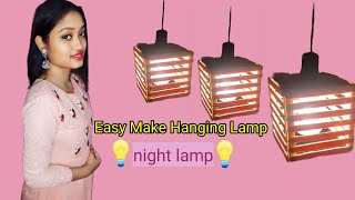 Easy Make Hanging Lamp|| 𝙄𝙘𝙚 𝙎𝙧𝙚𝙖𝙢 𝙎𝙩𝙞𝙘𝙠𝙨 || 𝙉𝙞𝙜𝙝𝙩 𝙡𝙖𝙢𝙥.