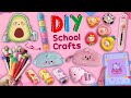 11 diy best school crafts  back to school hacks  easy and cute school supplies diy schoolcrafts