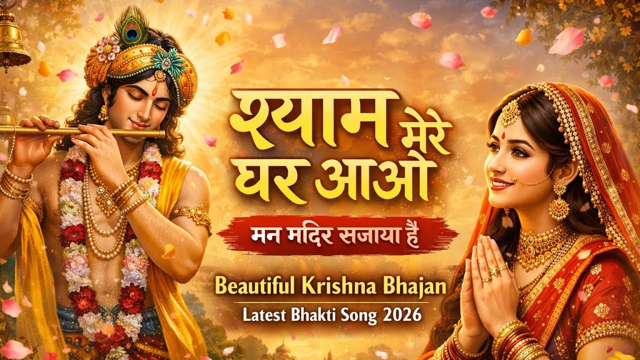 श्याम मेरे घर आओ 🙏 | मन मंदिर सजाया है | Beautiful Krishna Bhajan | Latest Bhakti Song 2026