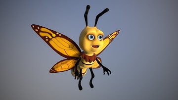 Cartoon Butterfly rigging // 3ds Max