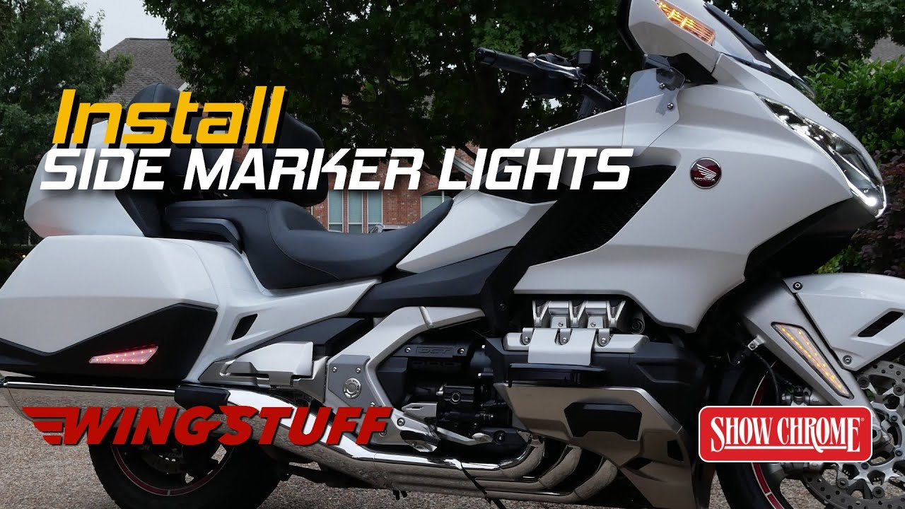 Install LED Side Marker Lights On A 2018 Honda Goldwing | Show Chrome