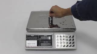 How to test the price computing scale? Follow us!