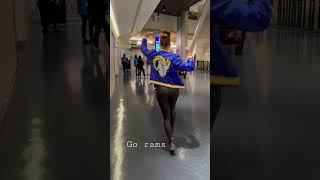 Hot girl 👧 showing Support for her Los Angeles Rams #nfl #losangeles #rams #california #hot #girl