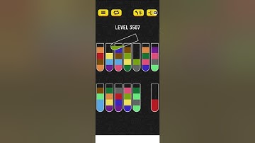 water sort puzzle level 3507