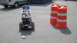 Olin IGVC Team:  Autonomous Obstacle Avoidance Test