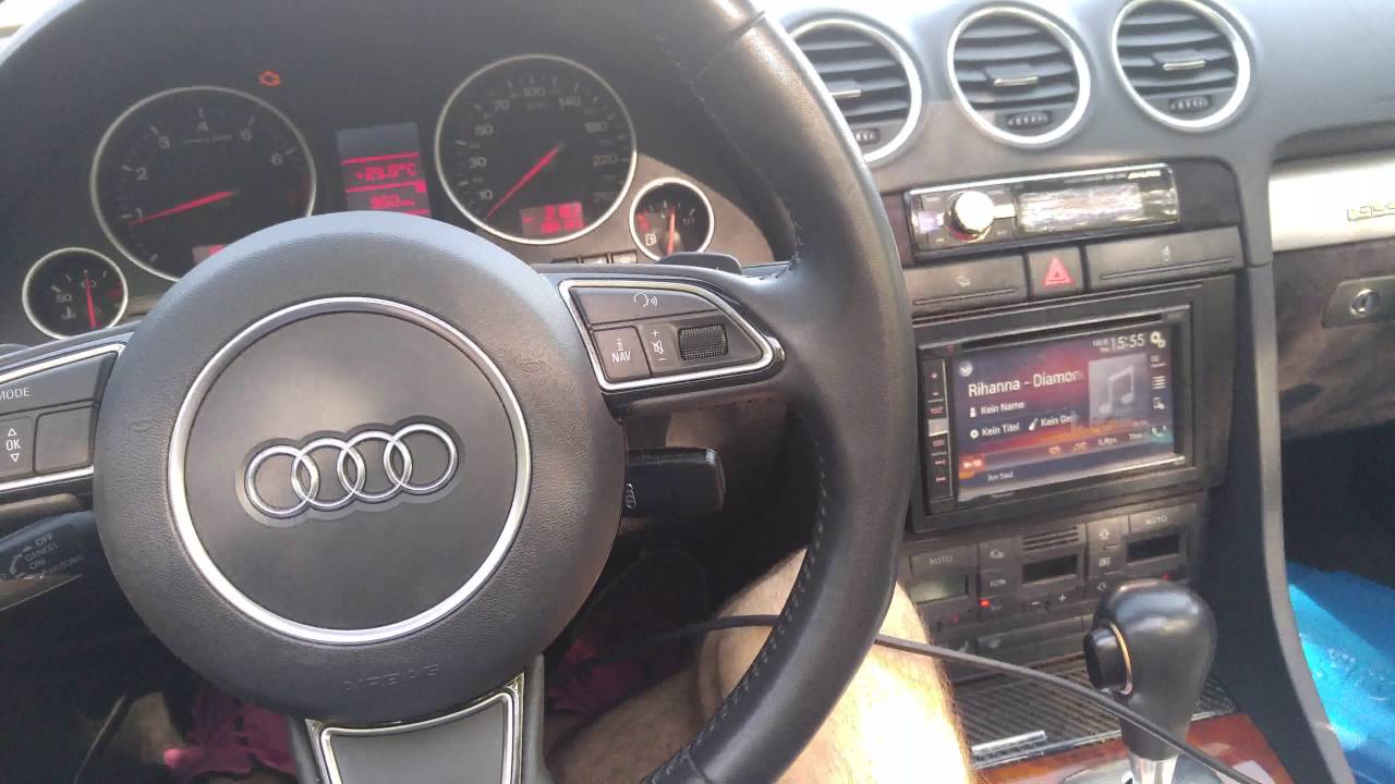 A4 B6 Cabrio Lenkrad vom A5 mit A3 Airbag YouTube