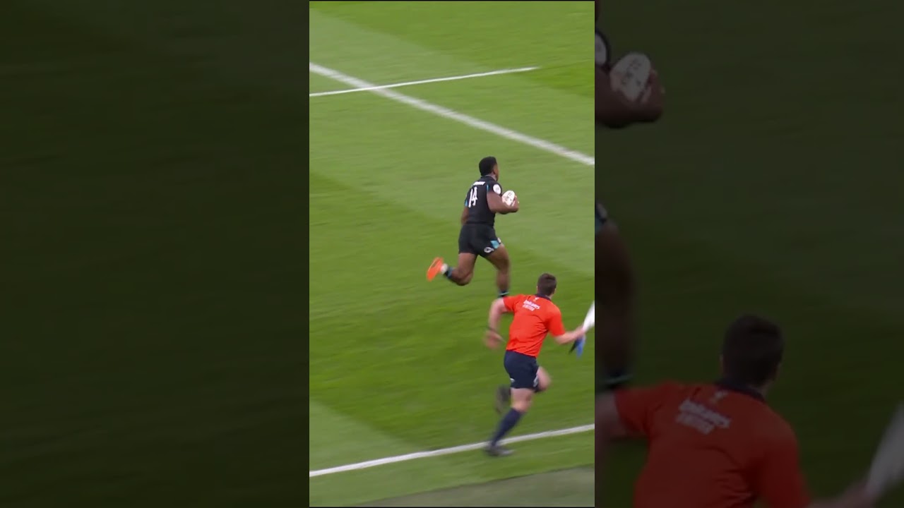 Pinpoint from Max Ojomoh against Argentina 🎯 | #englandrugby