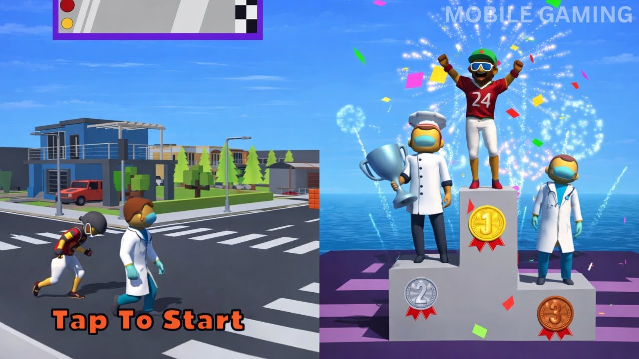 Shortcut Run Forward vs Reverse Gameplay | MOBILE GAMING 