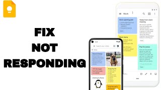 How To Fix And Solve Not Responding On Google Keep - Notes And Lists App | Final Solution