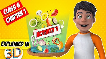 "NCERT Science Class 6: Chapter 1 - Part-2 | Component of Food Activity 1 in 3 D | Exploring Science