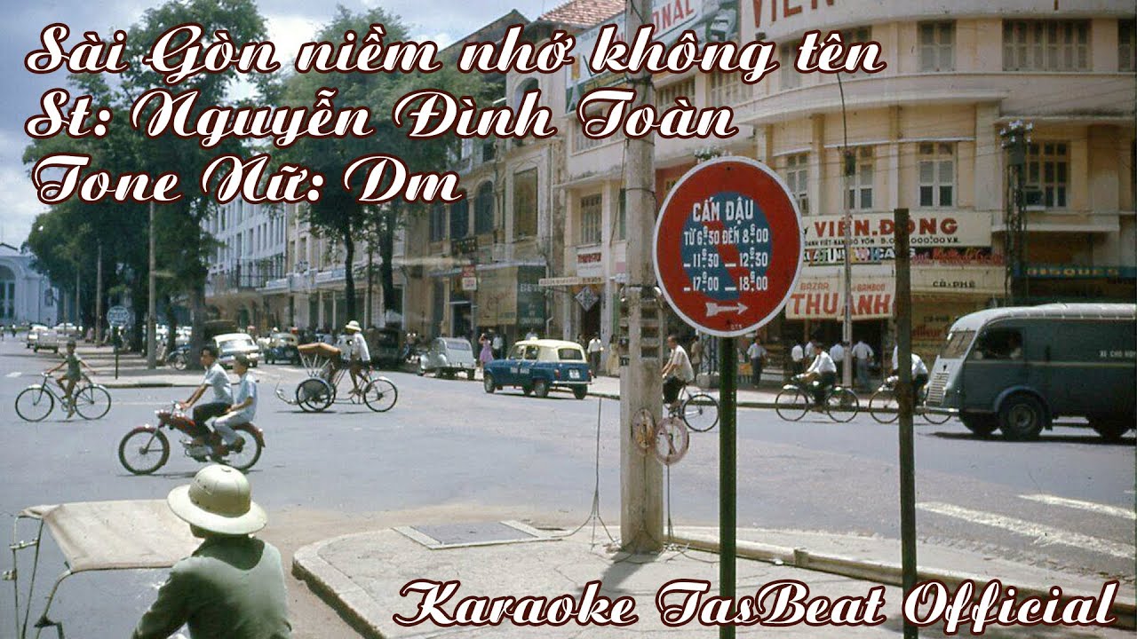 Karaoke Sài Gòn Niềm Nhớ Không Tên Tone Nữ | TAS BEAT