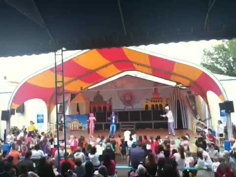 Lazy town @sesame place 2009 part2