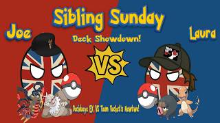 Sibling Sunday. Deck Showdown. Decidueye EX W Arboliva EX VS Team Rocket Box!