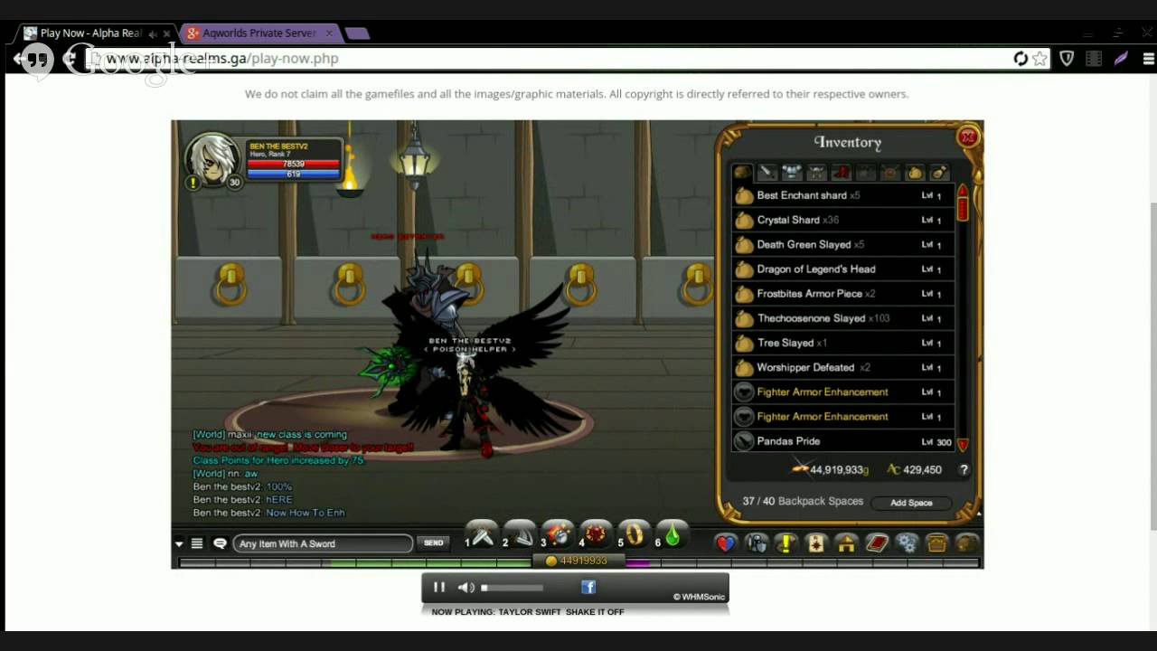 Aqworlds Private Server Alpha Realms - YouTube