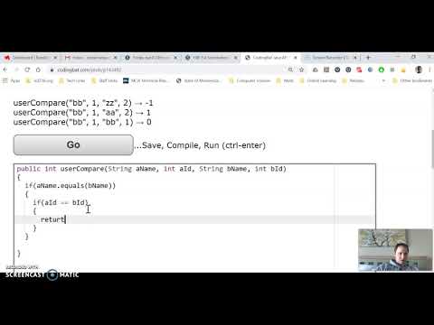 Help with CodingBat userCompare