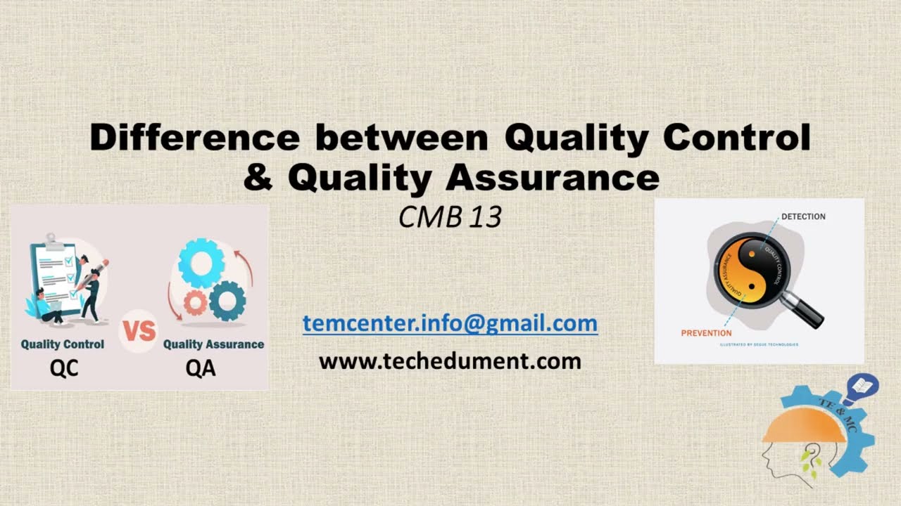 Difference between QC and QA