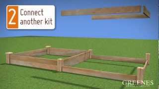 How to build a raised garden bed out of cedar | Greenes Raised Garden Kit