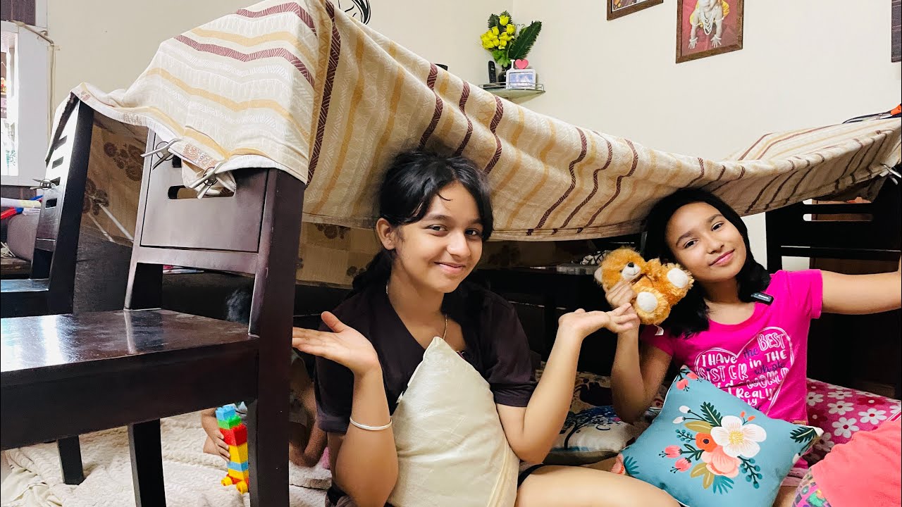 The P P sisters 👯‍♀️ Fort 🥰|Vlog