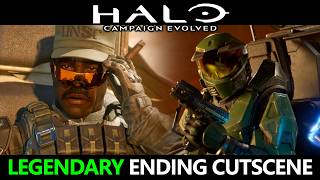 Halo Campaign Evolved - Legendary Ending (New Secret Johnson Cutscene & Post-Credits)