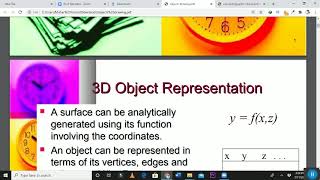 CG Lecture 02 || Computer Graphics 3D object Modeling Representation