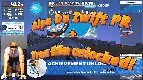 ⚡Power breaking Week⚡-  Alpe Du Zwift PR + 30/45 min Power PR