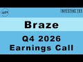 Braze Q4 2026 Earnings Call: 28% Revenue Growth Driven by Surging Enterprise Bookings