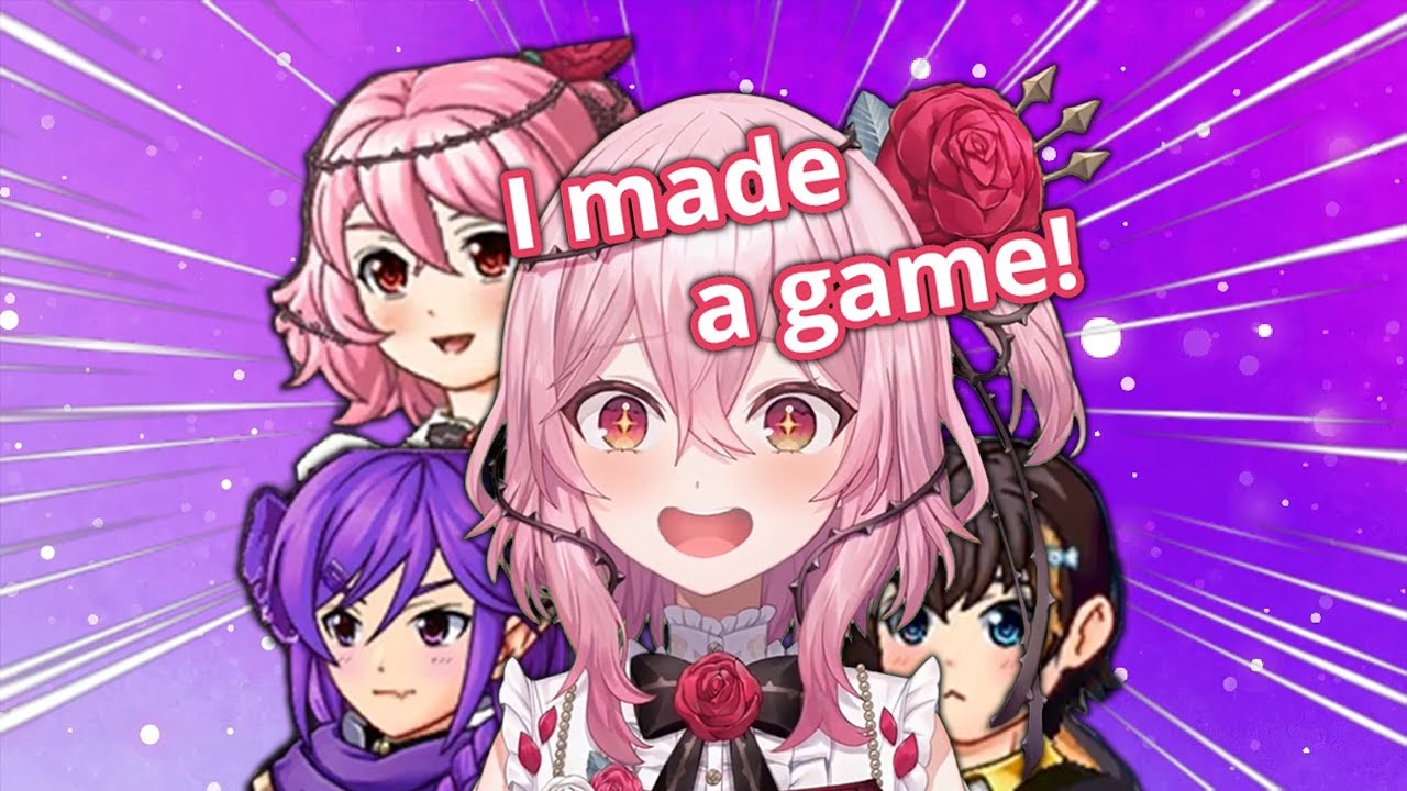 Rosemi made her own video game!【NIJISANJI EN | Rosemi Lovelock】