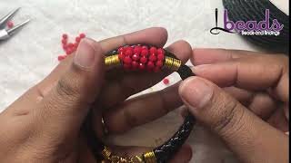 Tutorial pulsera de piel para mujer (Video colaboración con LBEADS.COM