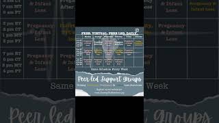 Free. Peer Led. Daily. Virtual Support groups for #infertility, #pregnancyloss #infantloss survivors