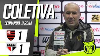 COLETIVA LEONARDO JARDIM | AO VIVO | Flamengo x São Paulo - Brasileirão 2026