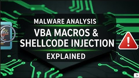 Malware Analysis Analyzing VBA Macros   Shellcode Injection