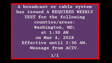 EAS Mock: Weekly Test Interrupts Black Clover