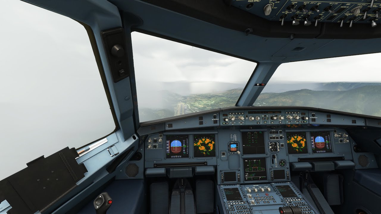 AIR FRANCE LANDING CANCEL Go Around Touch and Go. landings MFS2020