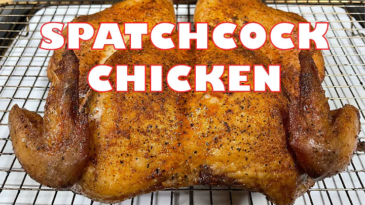 How to Spatchcock a chicken | Dry Brined | Juicy Chicken