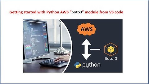 Getting started with AWS python boto3 module from VS code