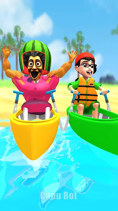 Nick Protects Scary Teacher with a Helmet! Safety First!💖🛡️ #shorts #ScaryTeacher #NickHero