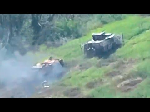 Бой трех украинских БТР-4 у Клещеевки