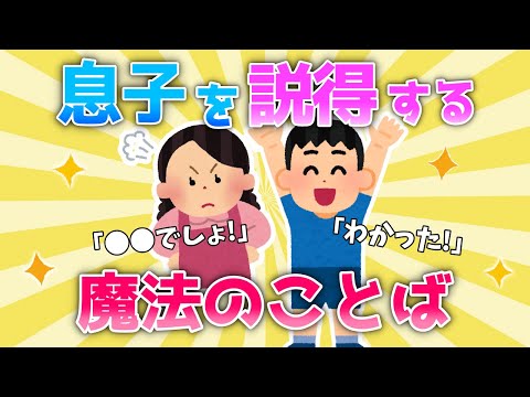 【2ch面白いスレ/ほのぼのスレ】息子を説得する秘密の言葉がこちら【ゆっくり】