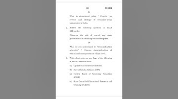 MES-042   DECEMBER-2022 QUESTION PAPER IGNOU