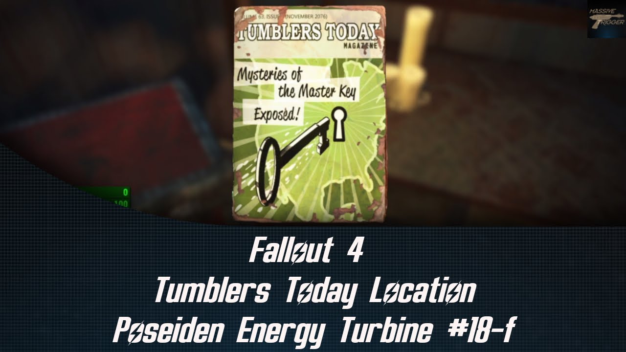 Fallout 4 Tumblers Today Location Poseiden Energy Turbine 18f YouTube