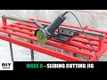 Make A Angle Grinder Sliding Cutting Jig | DIY