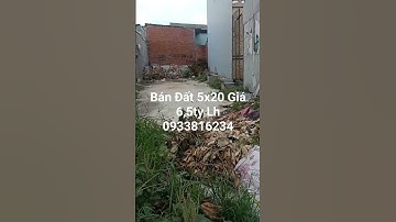 Bán Đất 5x20 SHR Xây Dựng Hoàn Công, Giá 6ty5 , Gần Chợ Bà Điểm, Hóc Môn, Đường Thông 8m ạ