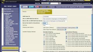Set Up USPS Shipping - Miva Merchant Tutorial