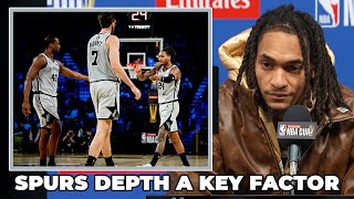Devin Vassell on How Spurs' Depth Helped Advance to NBA Cup Final