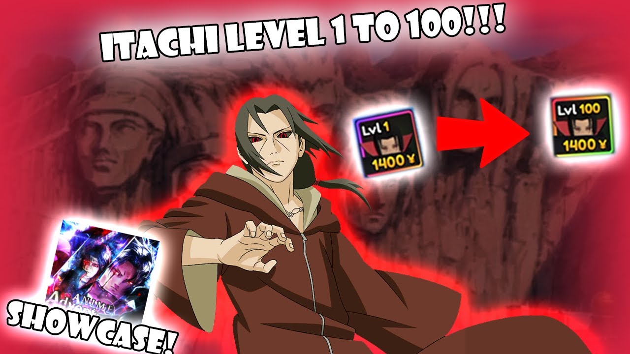 Showcase) LVL 100 ITACHI (AMATERASU) - Anime Adventure 