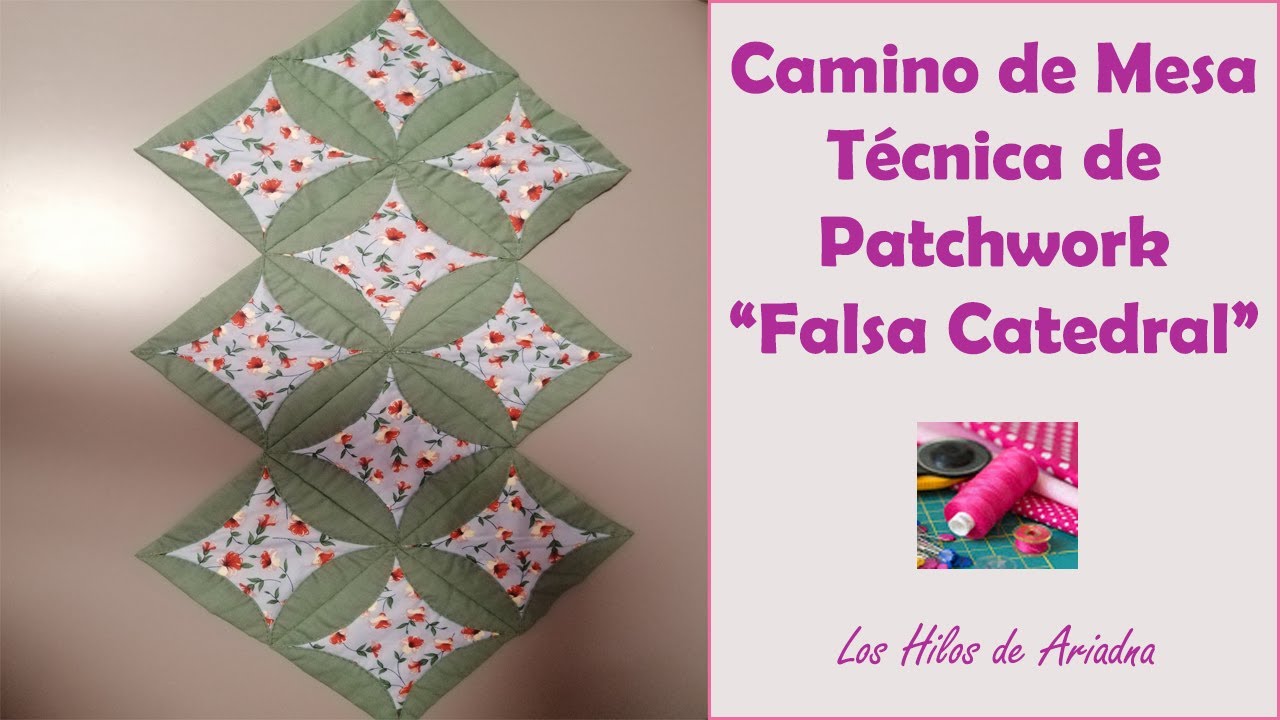 🔥 Camino de Mesa con la técnica de PATCHWORK 