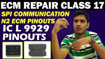 Ecm Repair class 17 | Spi Communication |  N2 Ecm Pinouts | Ic  9929  Pinouts | A To Z Automobile