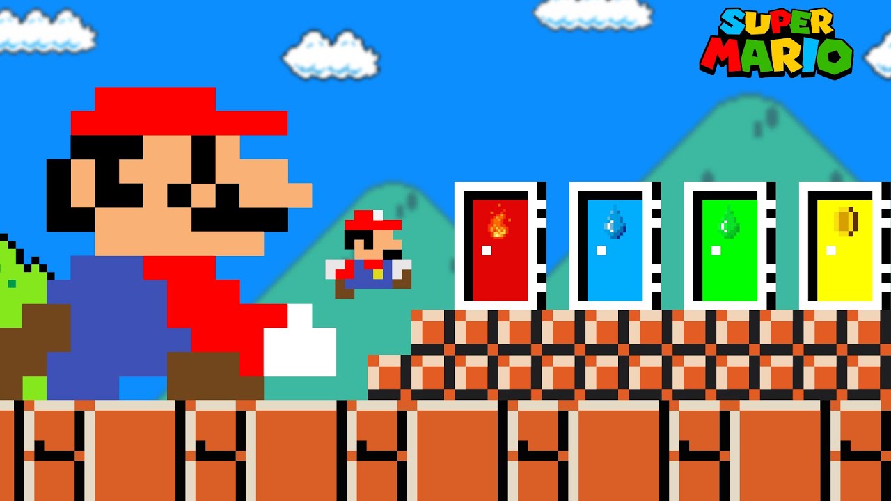 Spooky: Mario and Tiny Mario Enter the Forbidden Door