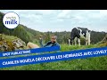 Charles nguela dcouvre les herbages avec lovely  spot publicitaire  swissmilk 2023